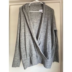 Grey Maternity/Nursing sweater small